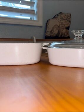 White Corning Ware Dishes